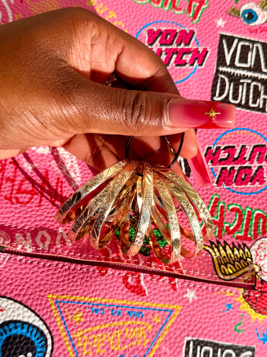 "Old Money 💰 Gold Bangles"